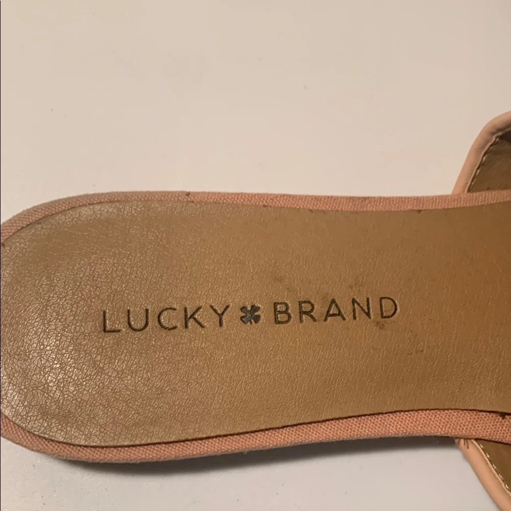 Classic Lucky Brand Bradell Woven Mules 7.5 - Picture 2 of 8